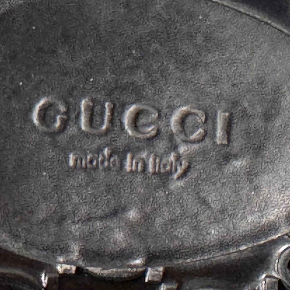 Gucci Authentic GG Logo Stripe Thong Sandals - Picture 6 of 14